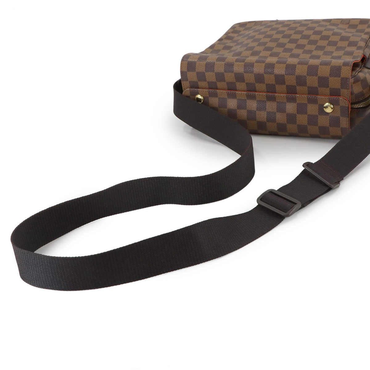 Damier Naviglio Shoulder Bag Ebene N45255 Unisex Purse