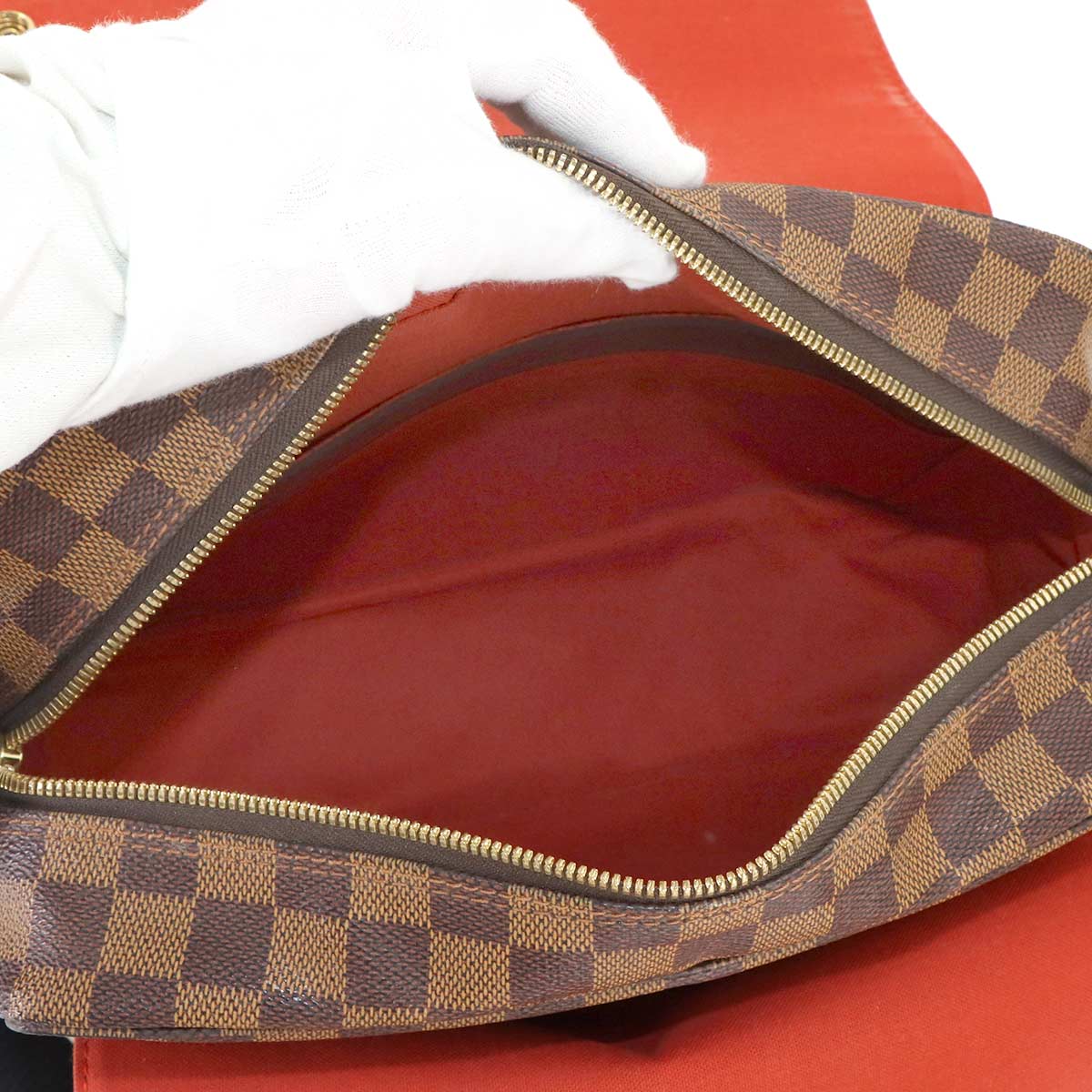 Damier Naviglio Shoulder Bag Ebene N45255 Unisex Purse