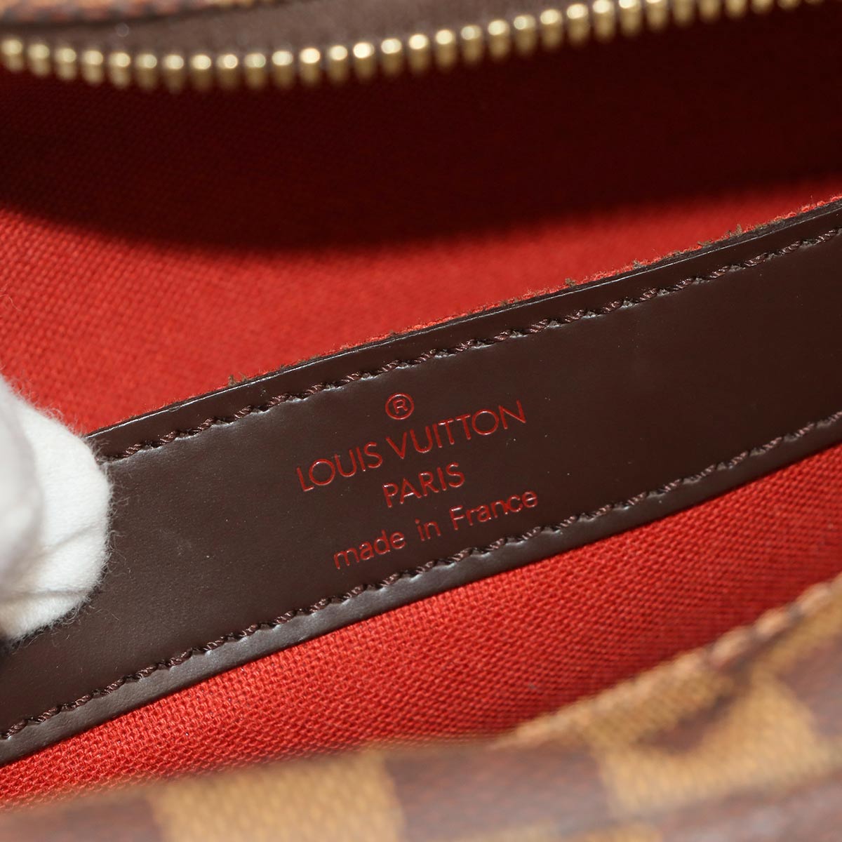 Damier Naviglio Shoulder Bag Ebene N45255 Unisex Purse