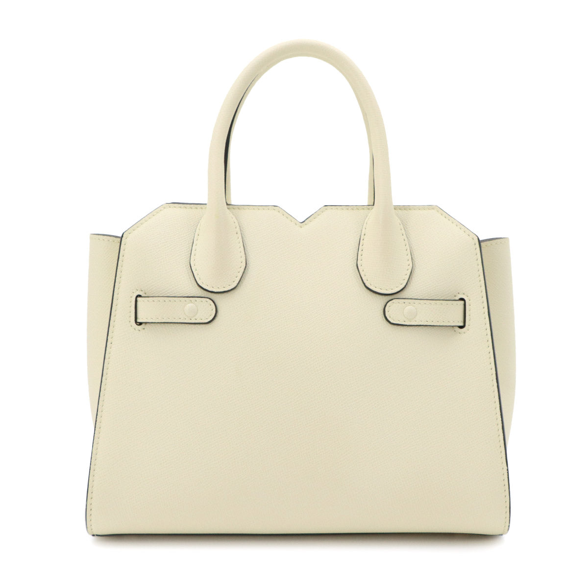 Milano Mini Hand Shoulder Bag Leather White Purse