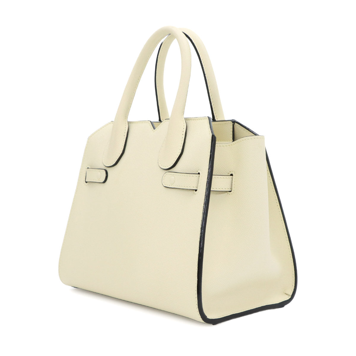 Milano Mini Hand Shoulder Bag Leather White Purse