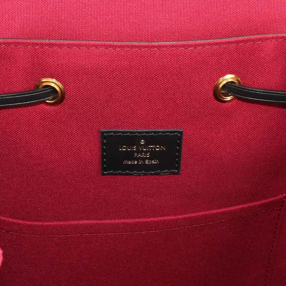 Monogram Montsouris NM PM Backpack Noir M45515 Purse