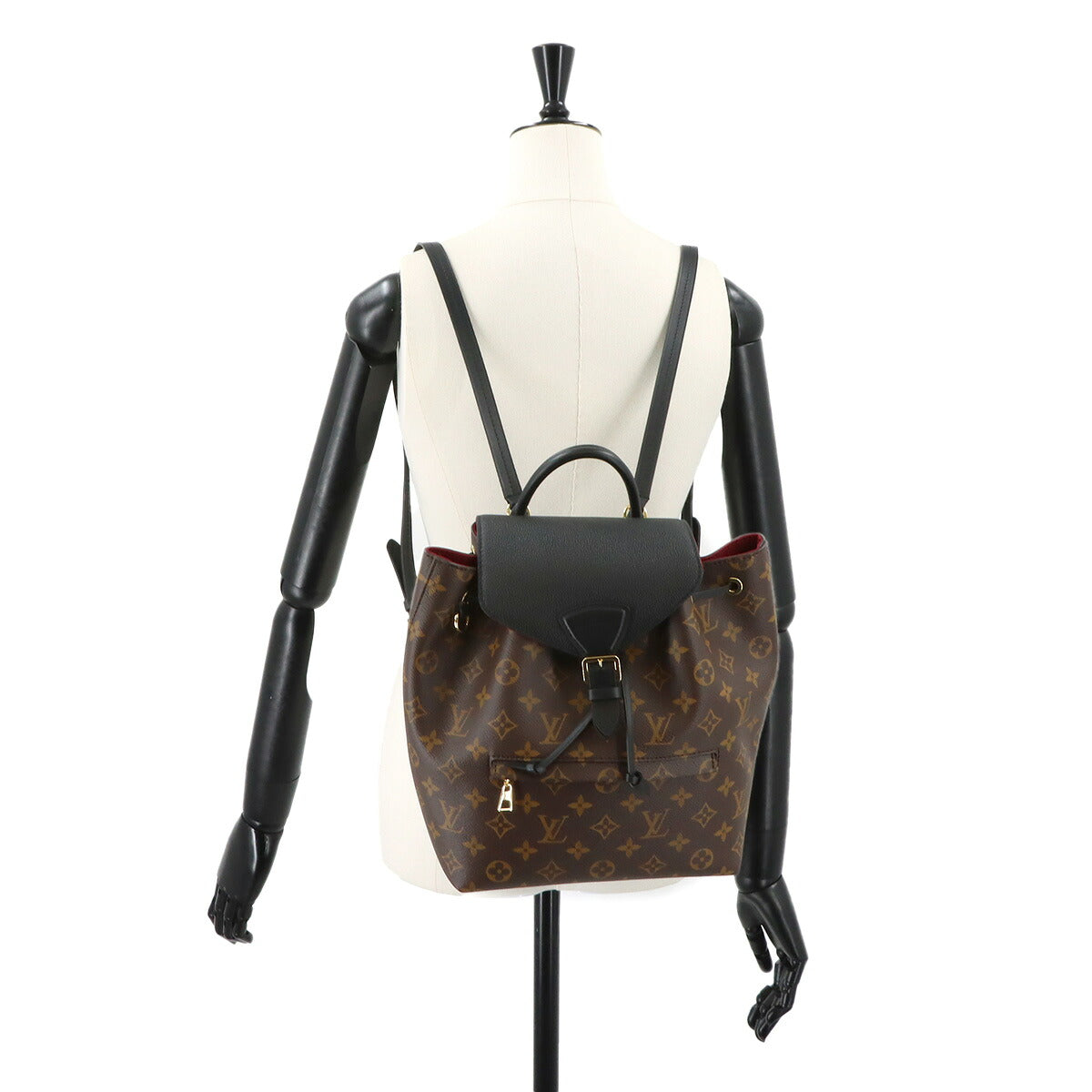 Monogram Montsouris NM PM Backpack Noir M45515 Purse