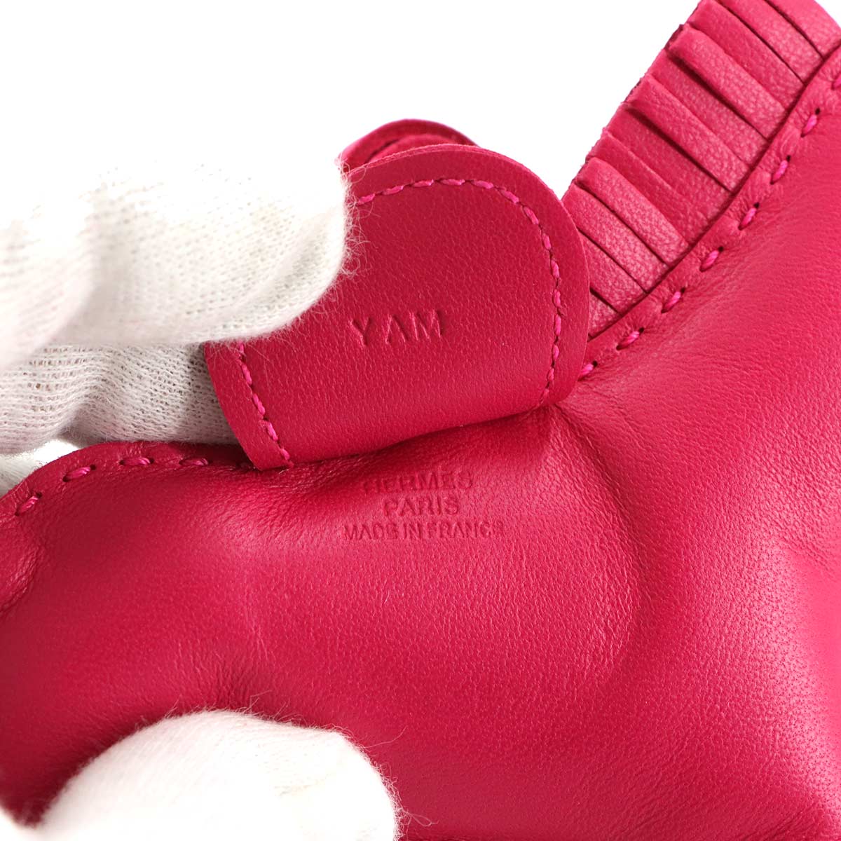 Rodeo MM Bag Charm Agneau Milo Rose Mexicoe