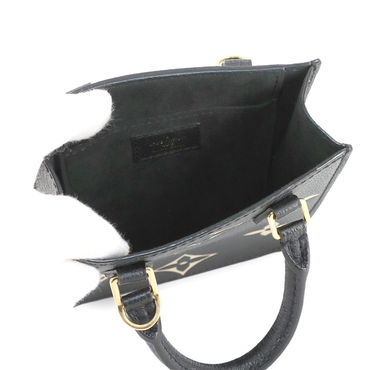 Monogram Empreinte Petit Sac Plat Black Beige M57937