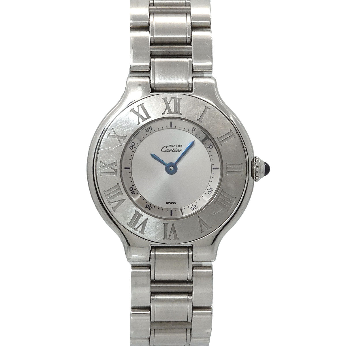Must 21 W10109T2 Quartz Silver Dial Ladies Watch