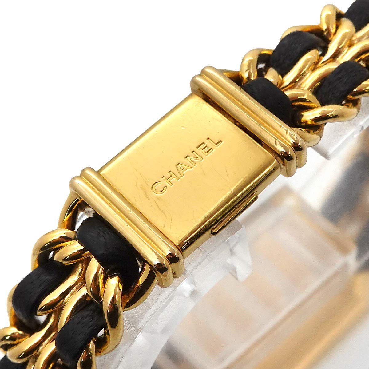 Premiere Size L H0001 Vintage Quartz Black Dial Ladies Watch