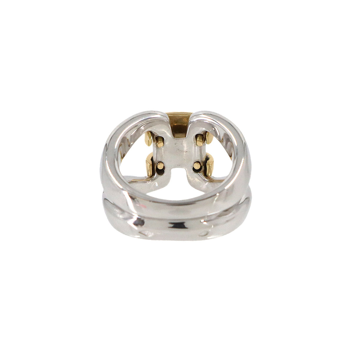 History Vintage Ring Silver SV Ag 925 750 K18 50 Accessory