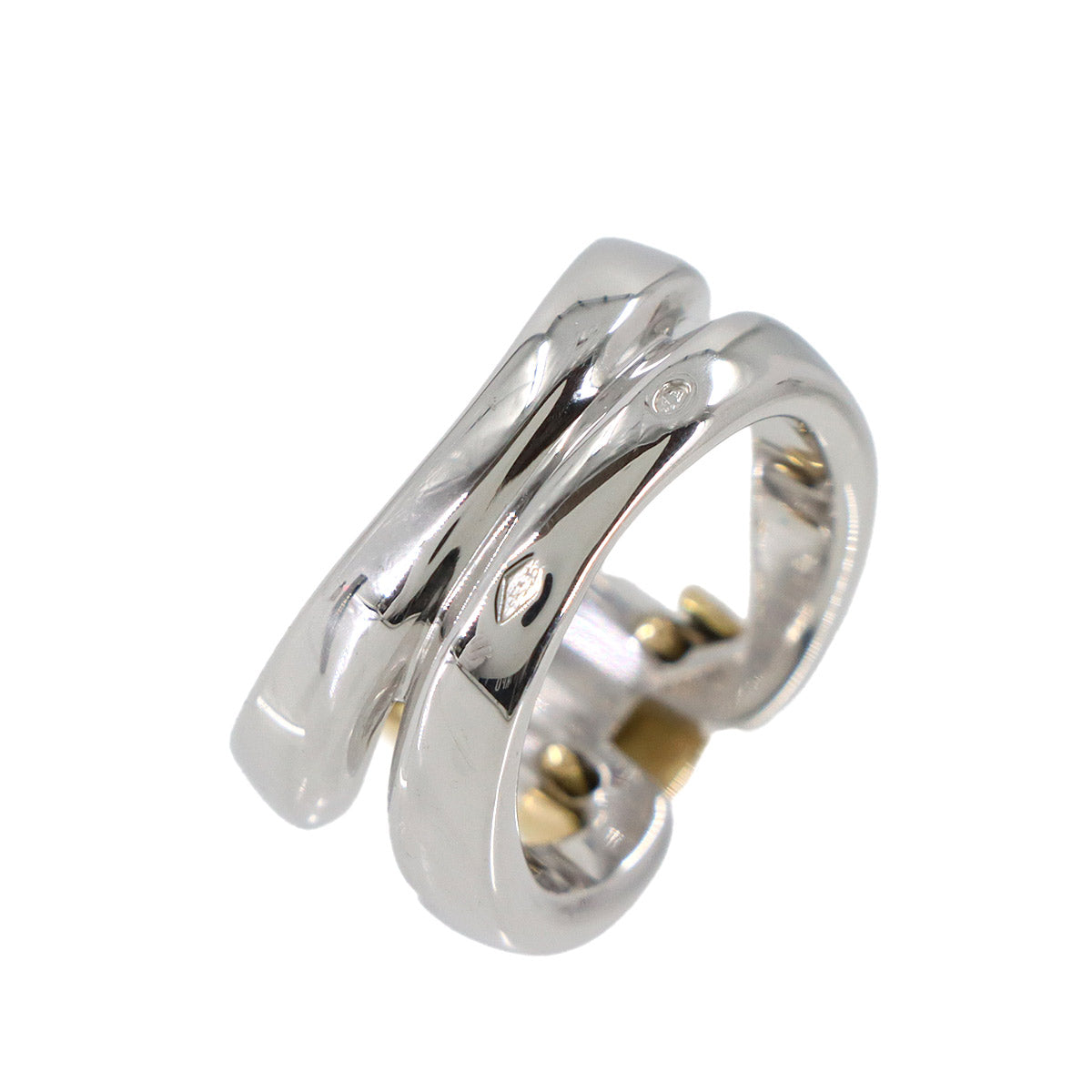 History Vintage Ring Silver SV Ag 925 750 K18 50 Accessory