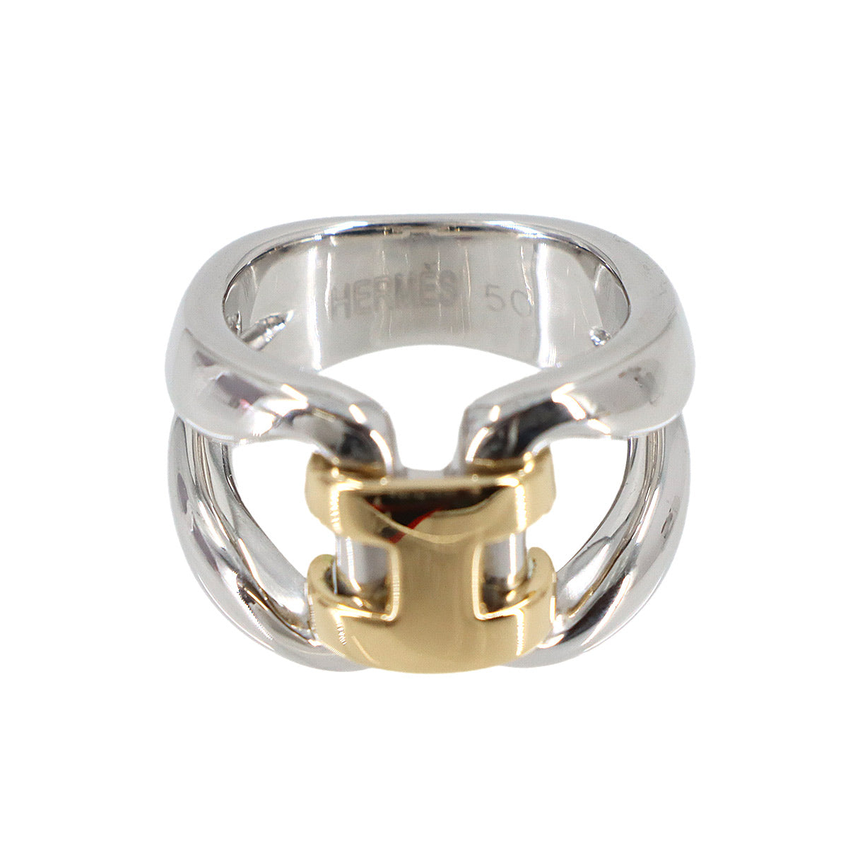 History Vintage Ring Silver SV Ag 925 750 K18 50 Accessory