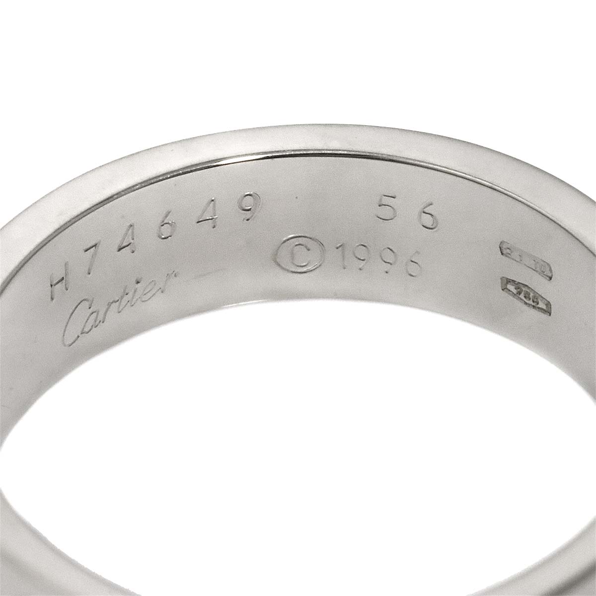 Love Classic Ring 18K White Gold 750 size56 7.25(US)