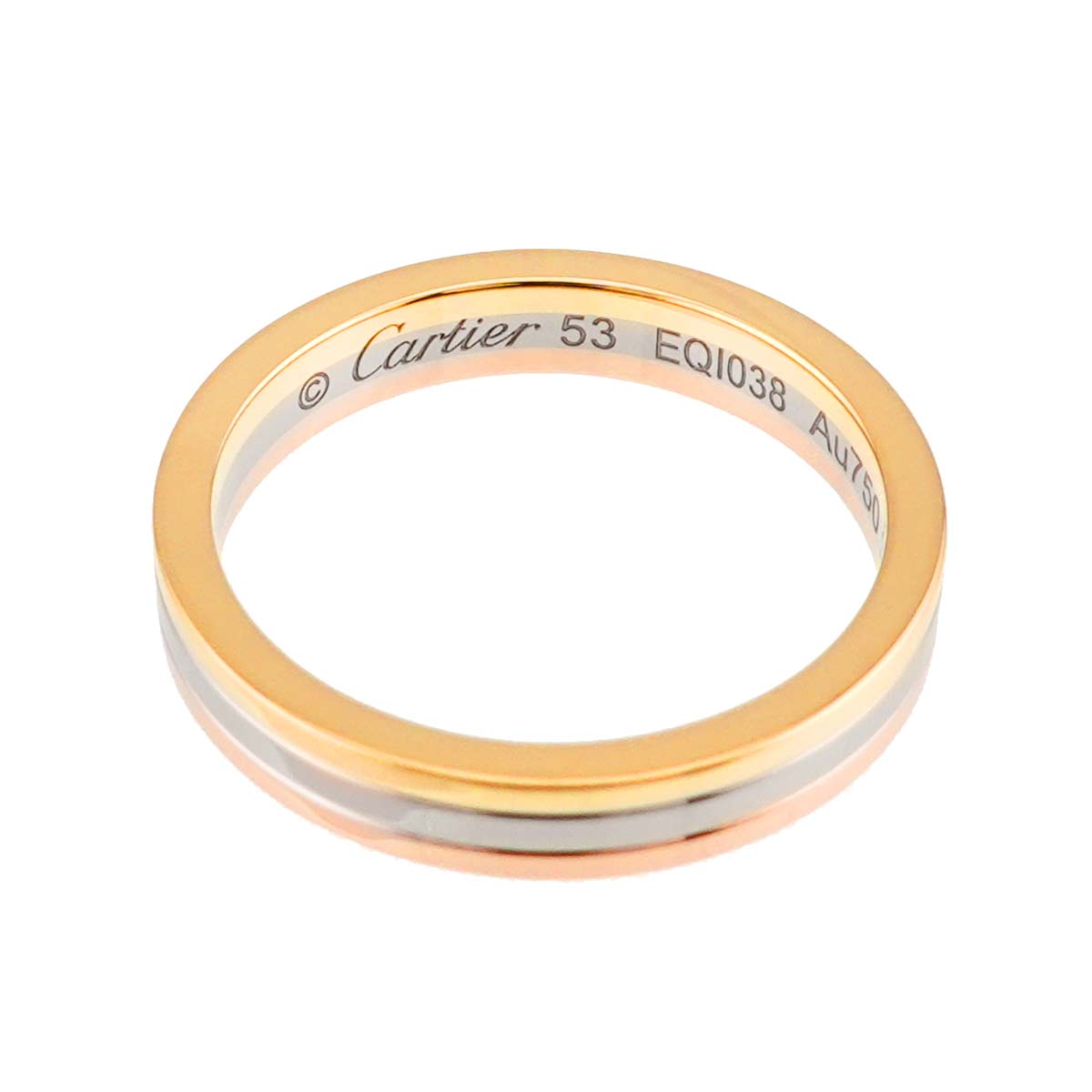 VENDOME Ring 18K YG WG PG 750 Size53 6-6.25(US)