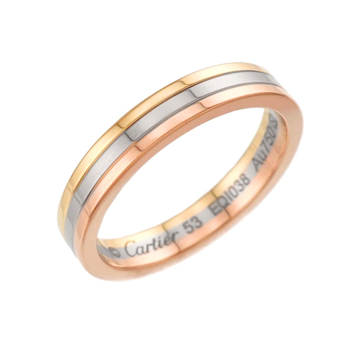 VENDOME Ring 18K YG WG PG 750 Size53 6-6.25(US)