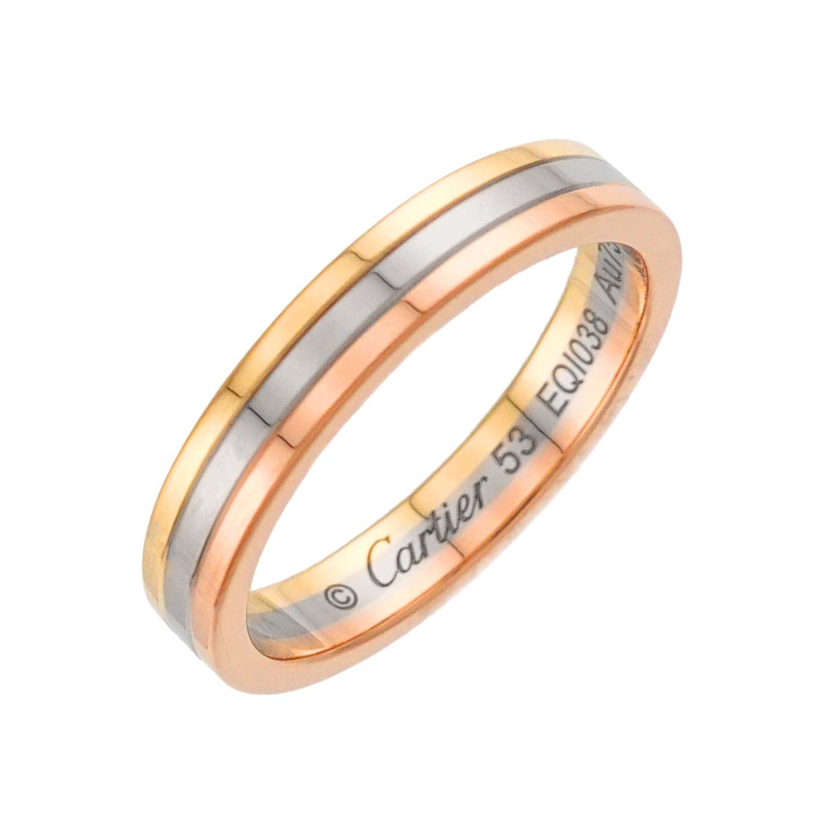 VENDOME Ring 18K YG WG PG 750 Size53 6-6.25(US)