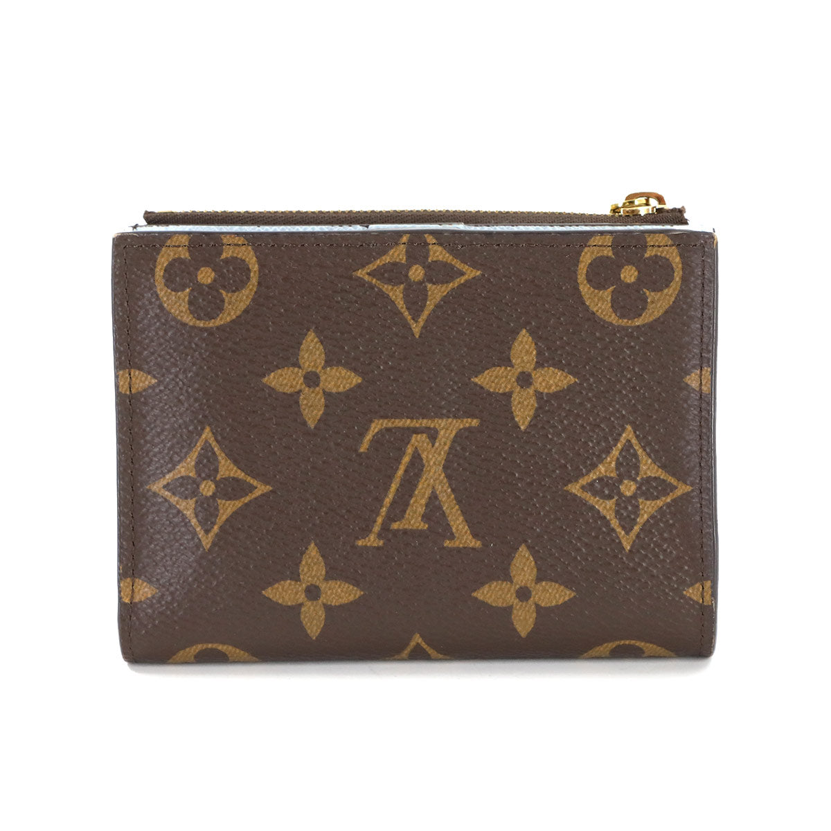 Monogram Lisa Wallet Brown Blue M83605 Purse