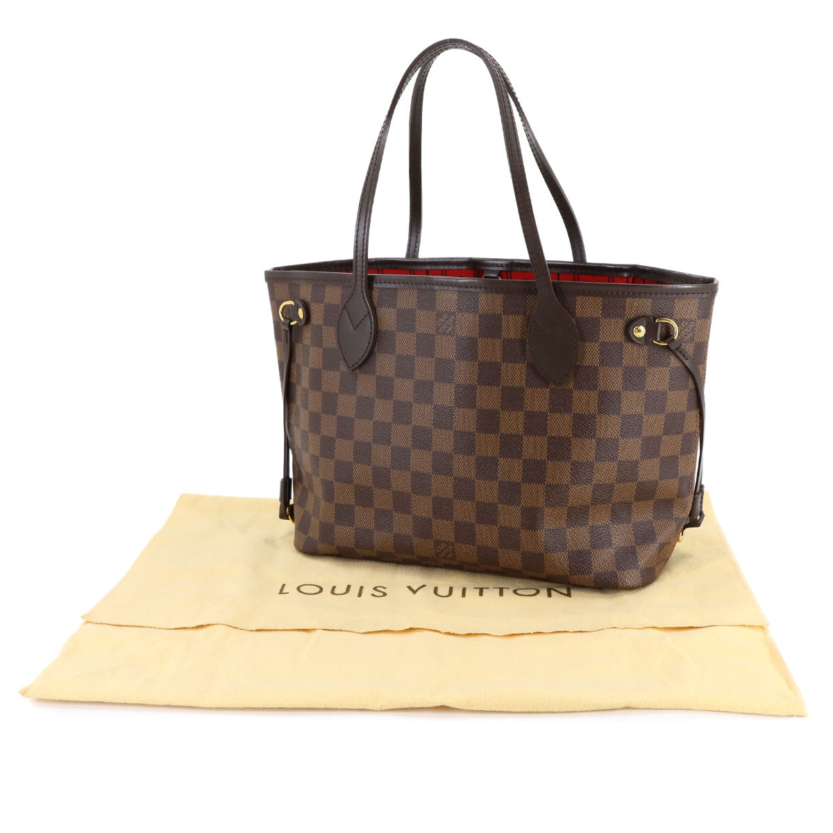 Damier Neverfull PM Tote Bag Ebene N51109 Purse