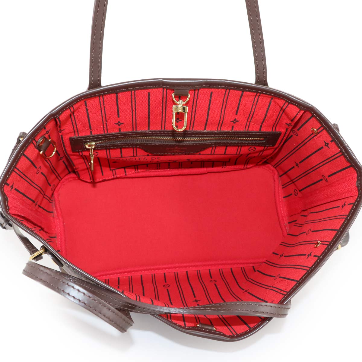 Damier Neverfull PM Tote Bag Ebene N51109 Purse