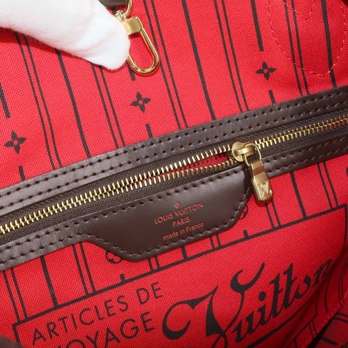 Damier Neverfull PM Tote Bag Ebene N51109 Purse