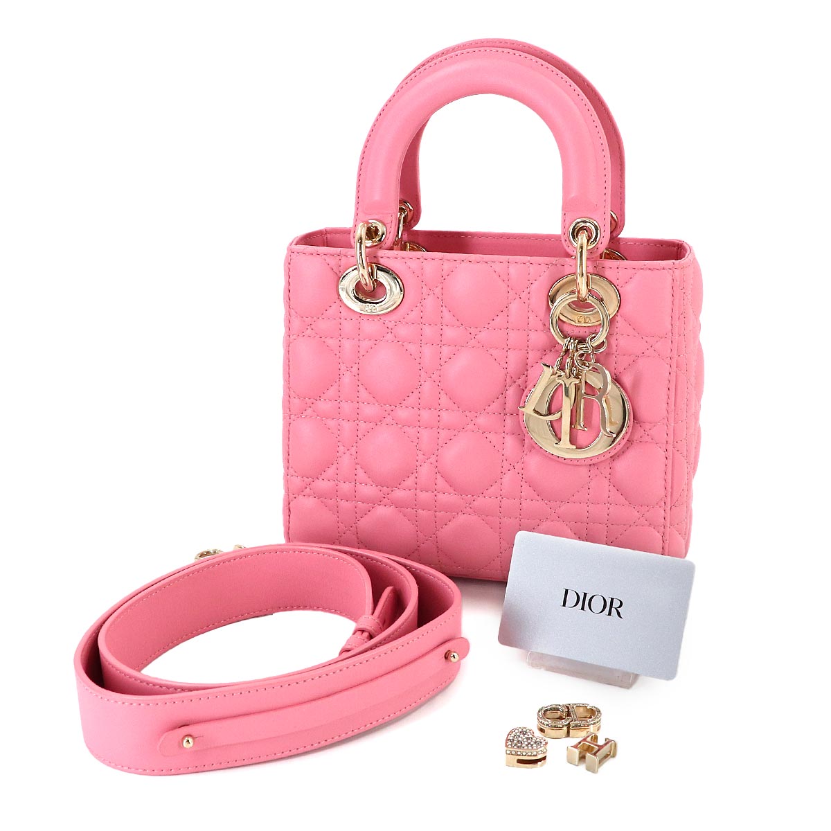 Lady Dior My ABCDior Small Hand Shoulder Bag Leather