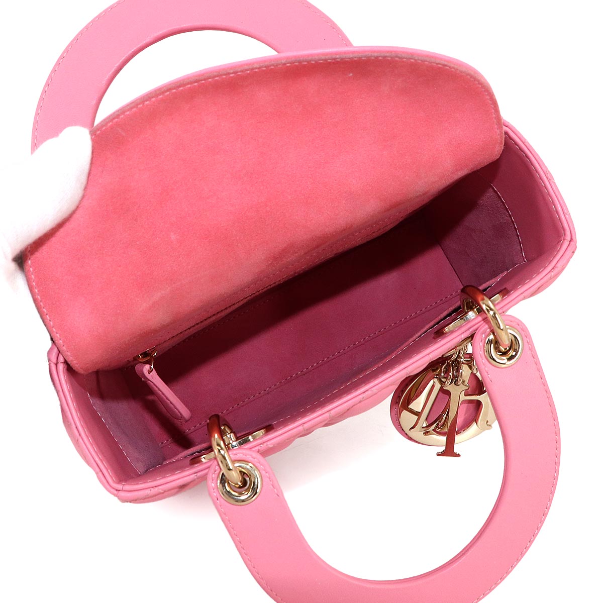 Lady Dior My ABCDior Small Hand Shoulder Bag Leather