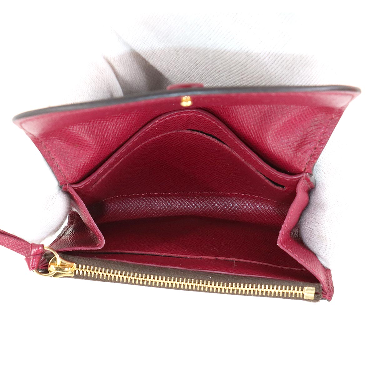 Monogram Rosalie Coin Purse Brown Fusha M41939