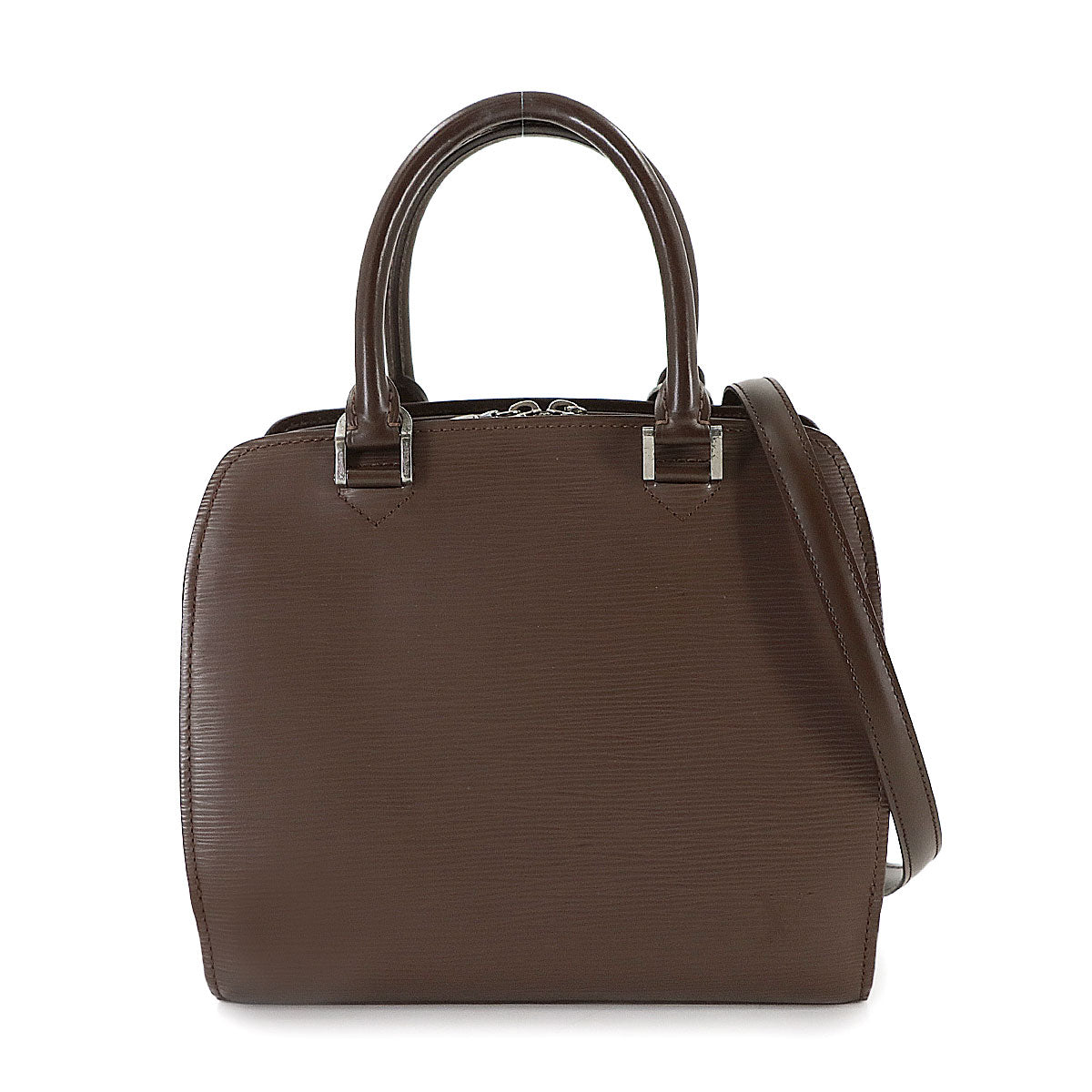 Epi Pont Neuf Hand Shoulder Bag Leather Mocha M5205D