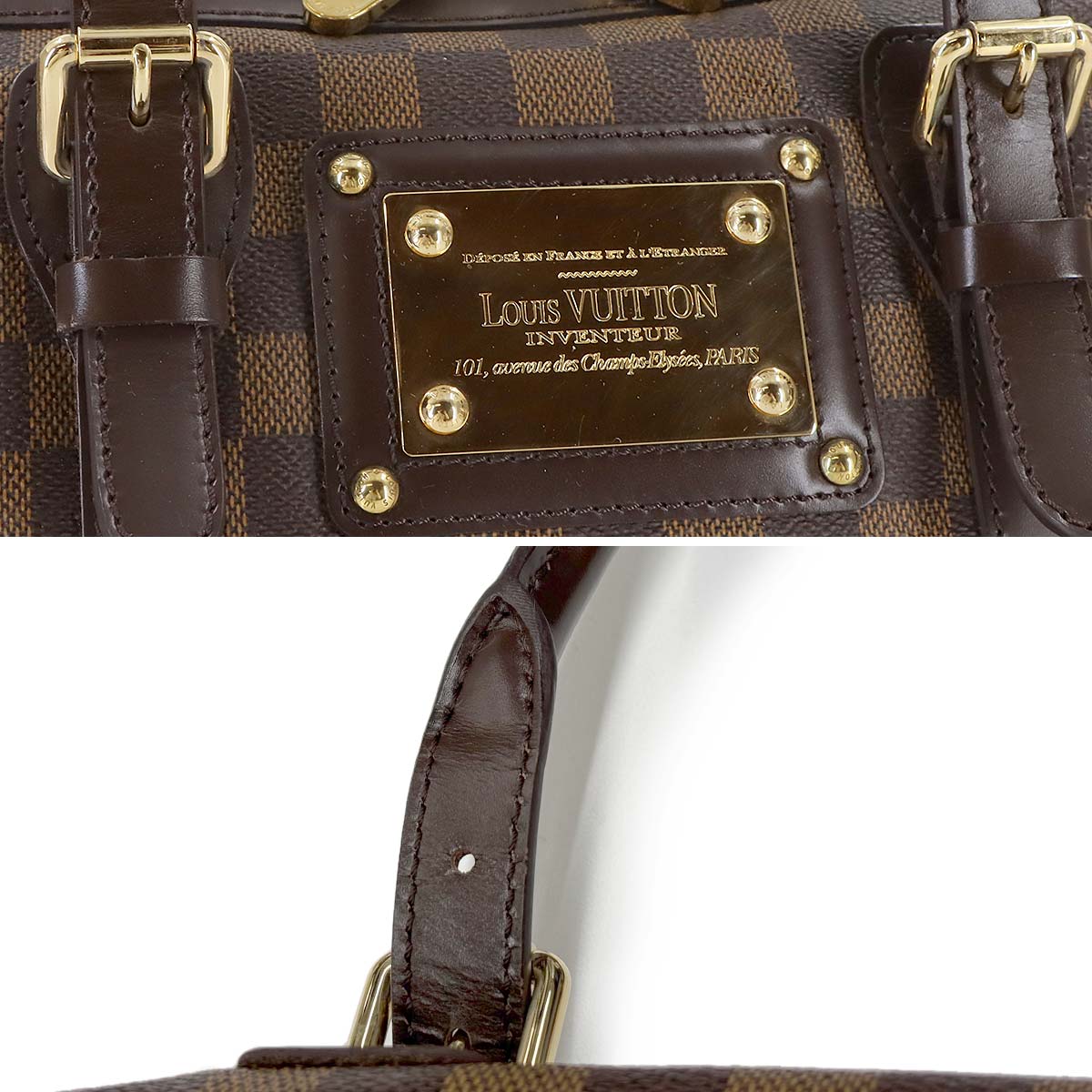 Damier Berkeley Hand Bag Ebene N52000 Purse