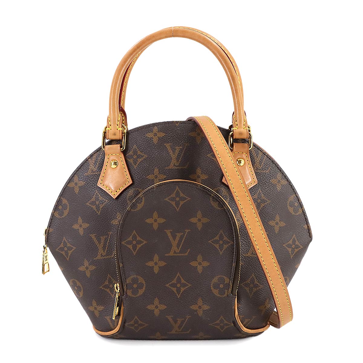 Monogram Ellipse PM Hand Shoulder Bag Brown M46196 Purse