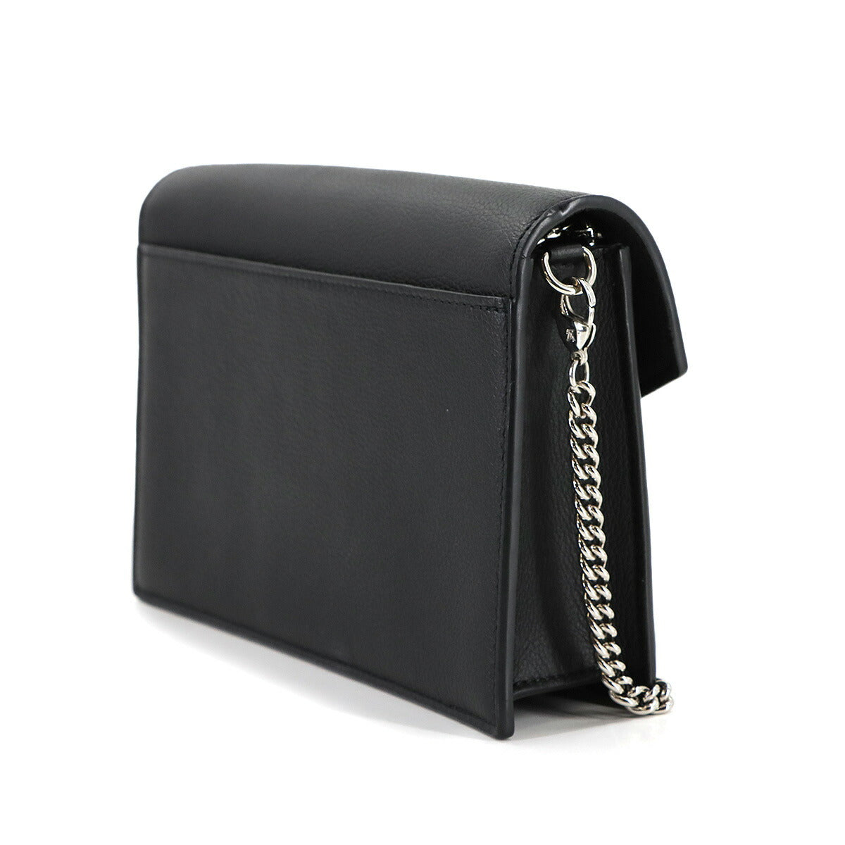 Mylockme Chain Pochette Shoulder Bag Leather Black M63471