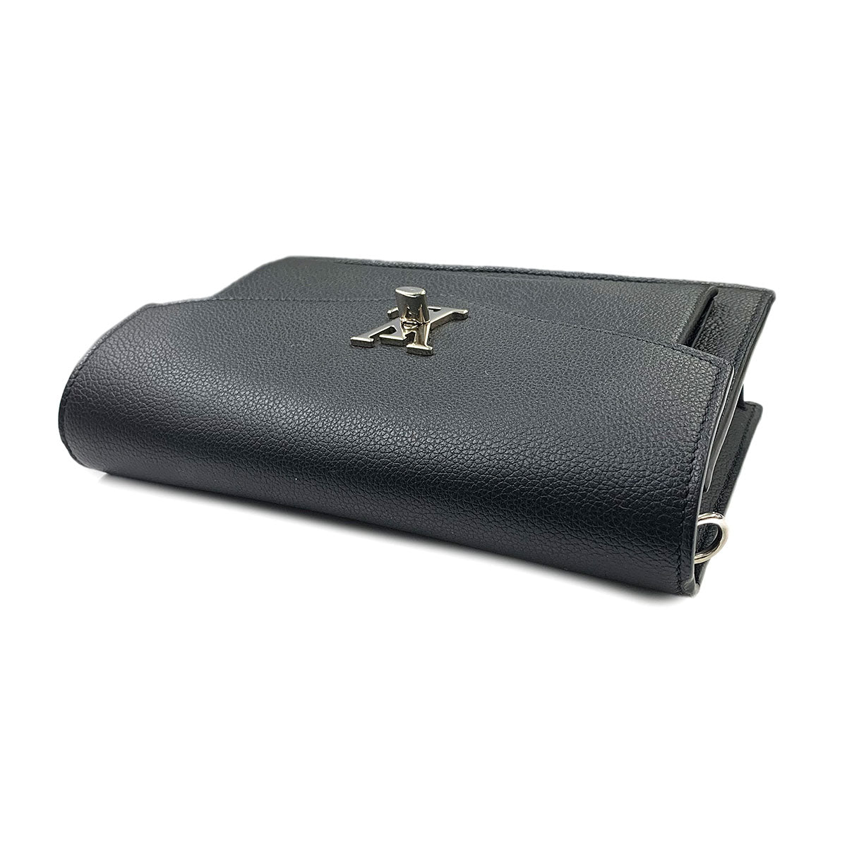 Mylockme Chain Pochette Shoulder Bag Leather Black M63471