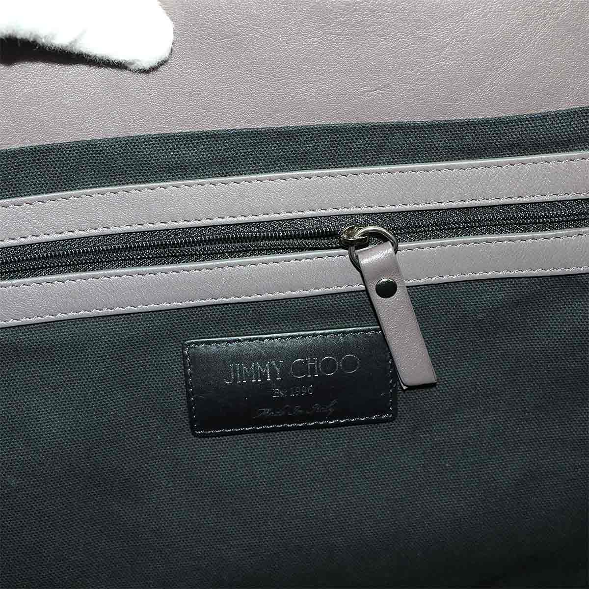 Pimlico Tote Bag Star Studs Leather Grey Purse