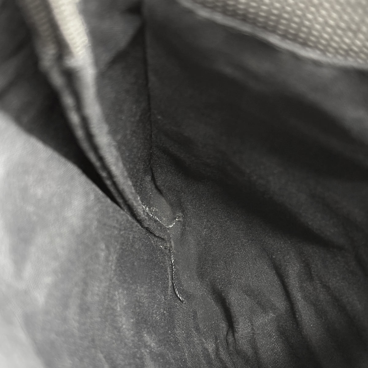 Herline Pochette Shoulder Bag Canvas Gray Purse