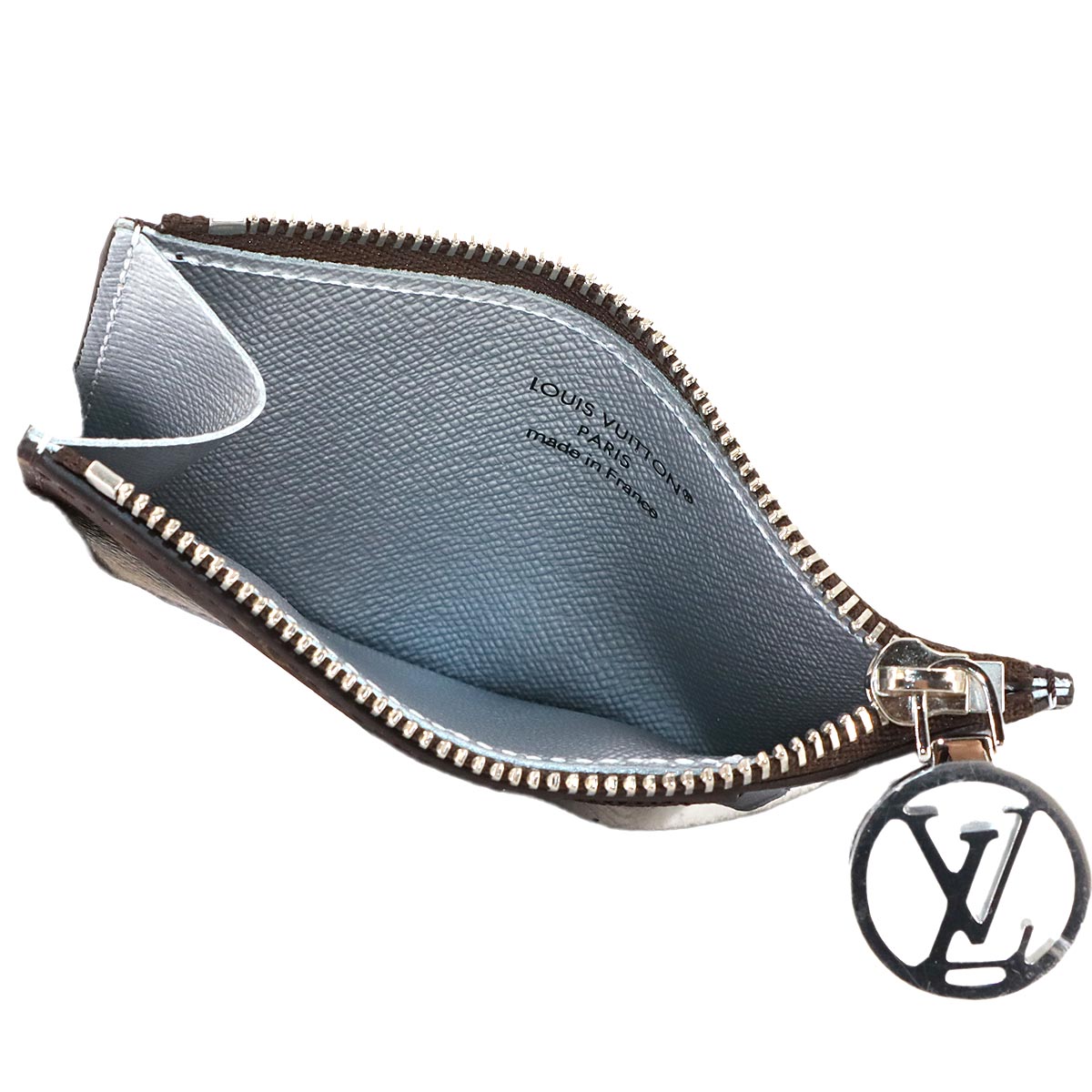 Monogram Romy Card Holder Brown Silver M26655