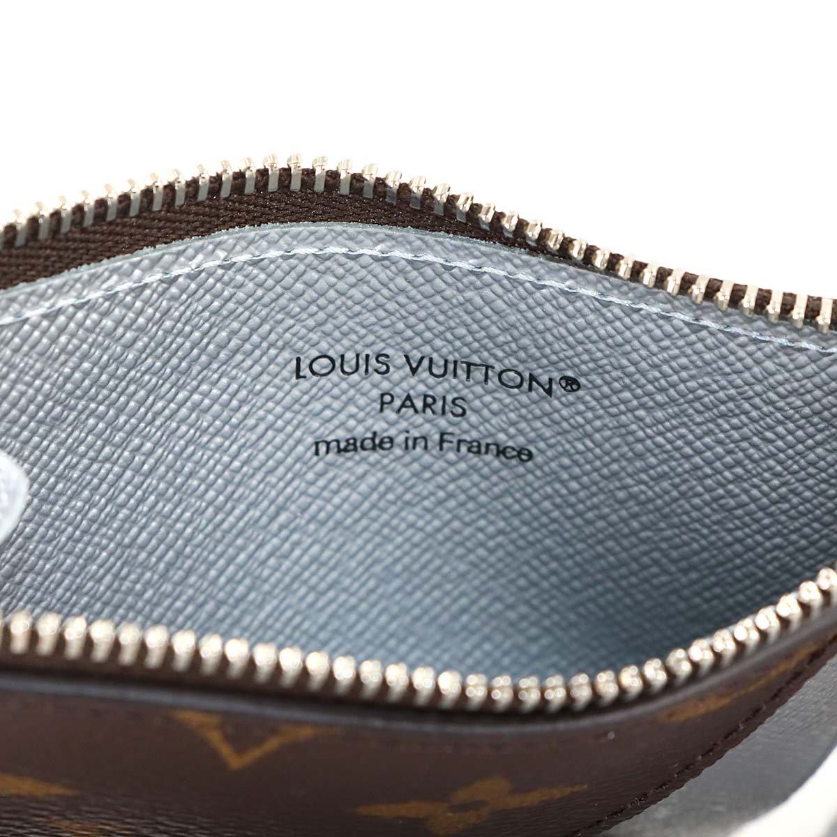 Monogram Romy Card Holder Brown Silver M26655