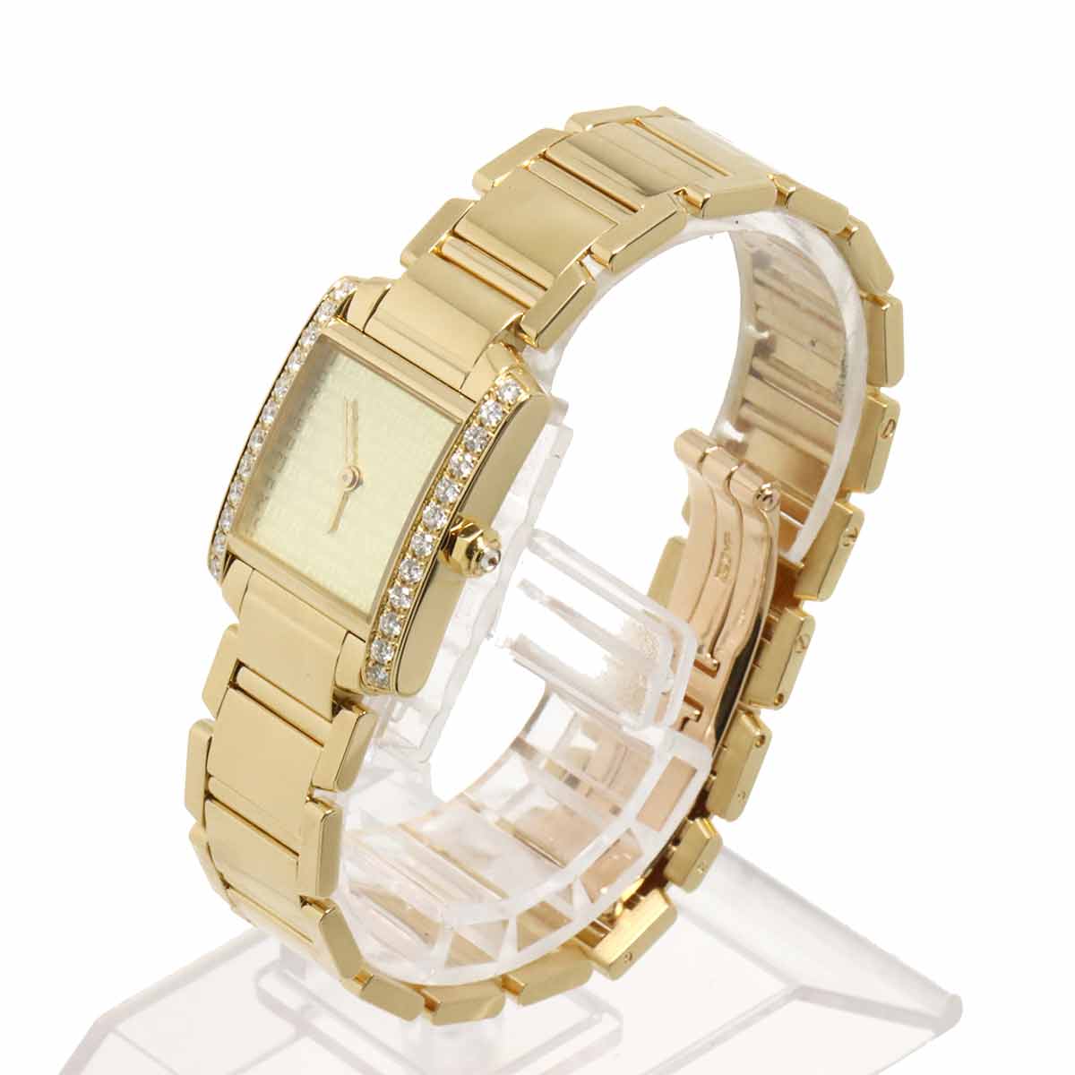 Tank Francaise SM WE1023R8 750YG Quartz Diamond Ladies