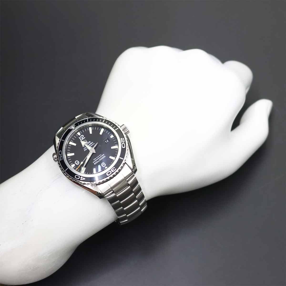 Seamaster Planet Ocean 2201 50 Automatic Date Black Dial Mens