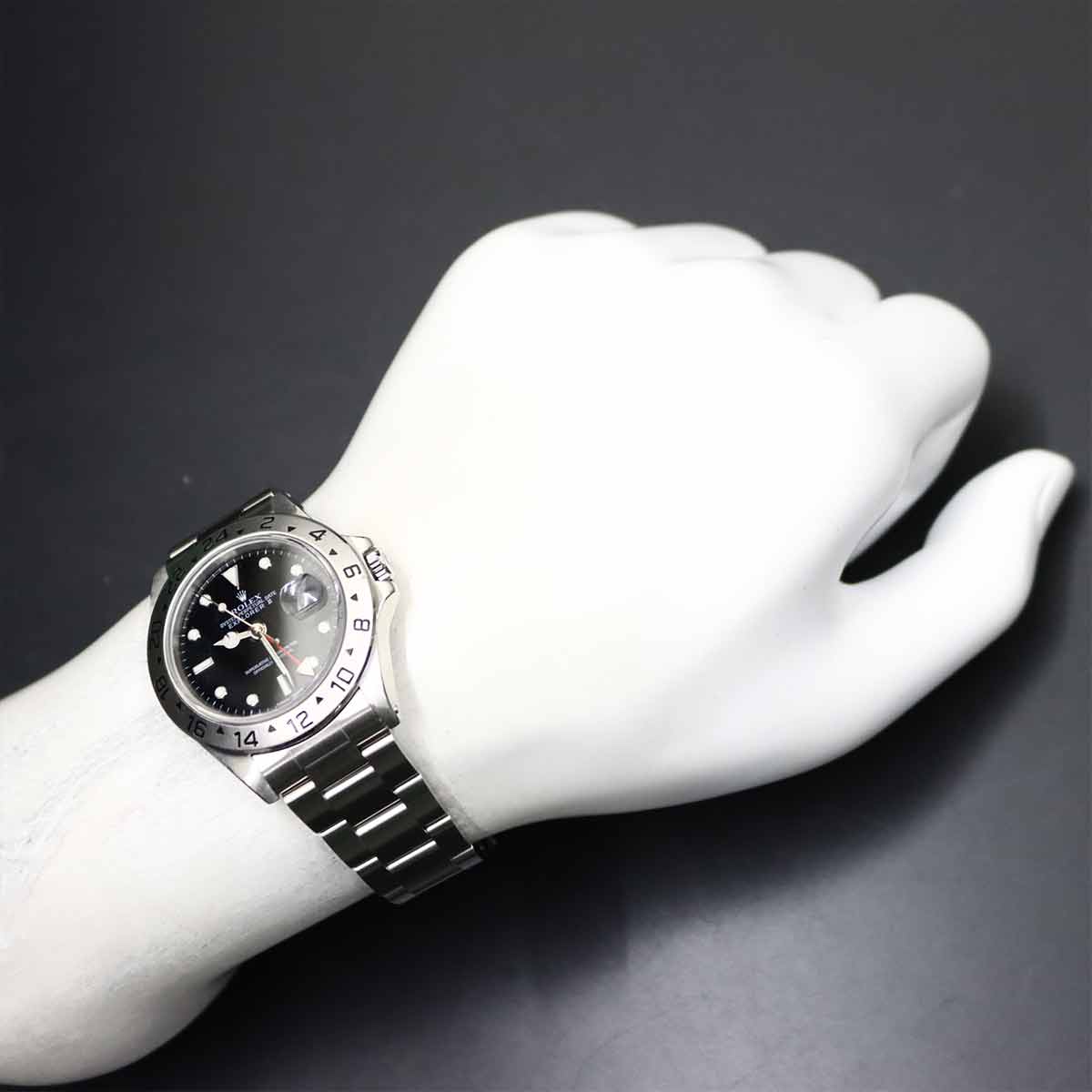 Explorer II 16570 Date Serial S Automatic Black Dial Mens Watch