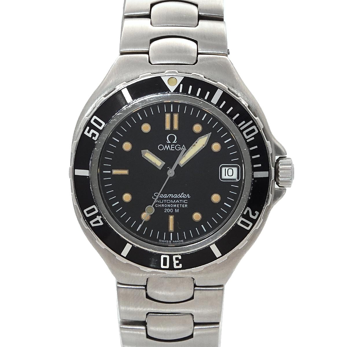 Seamaster 200 2860 50 02 Automatic Date Black Dial Mens