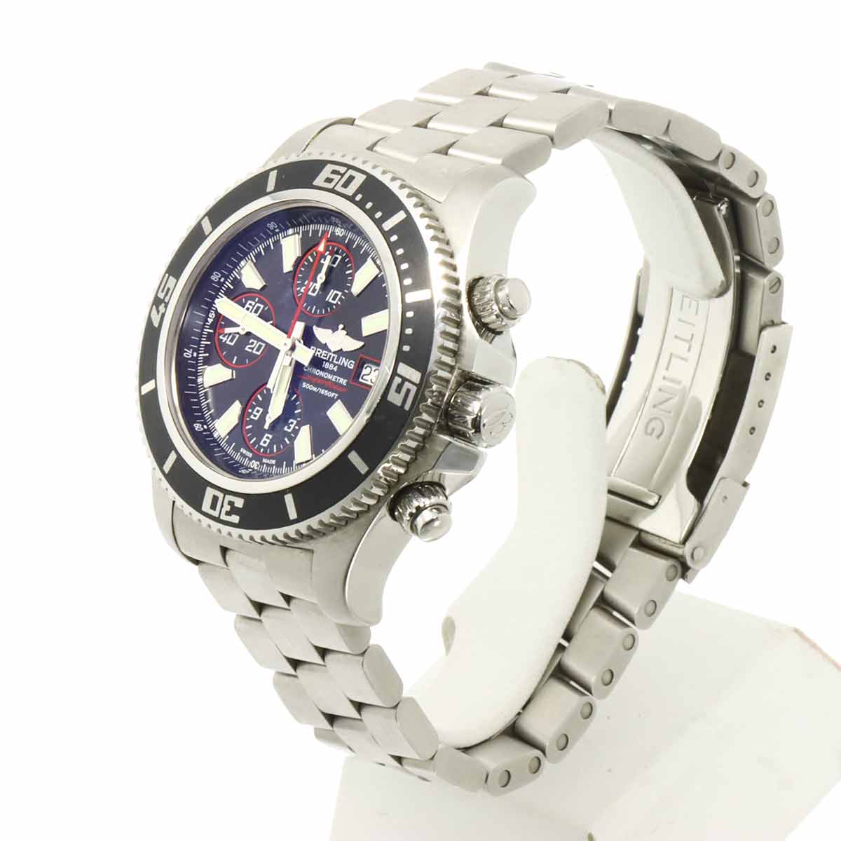 Superocean 44 A13341 Date Automatic Black Dial Mens Watch