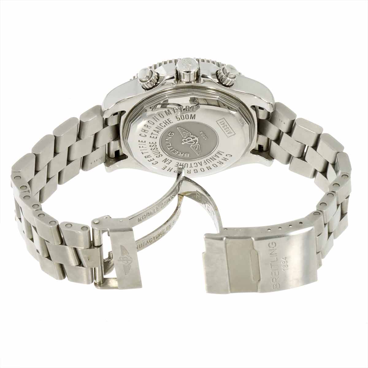 Superocean 44 A13341 Date Automatic Black Dial Mens Watch