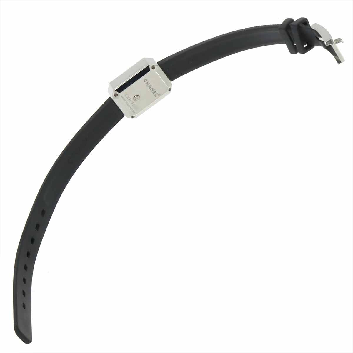 Premiere H2434 Bezel Diamond 4P Rubber Belt Black Dial Ladies