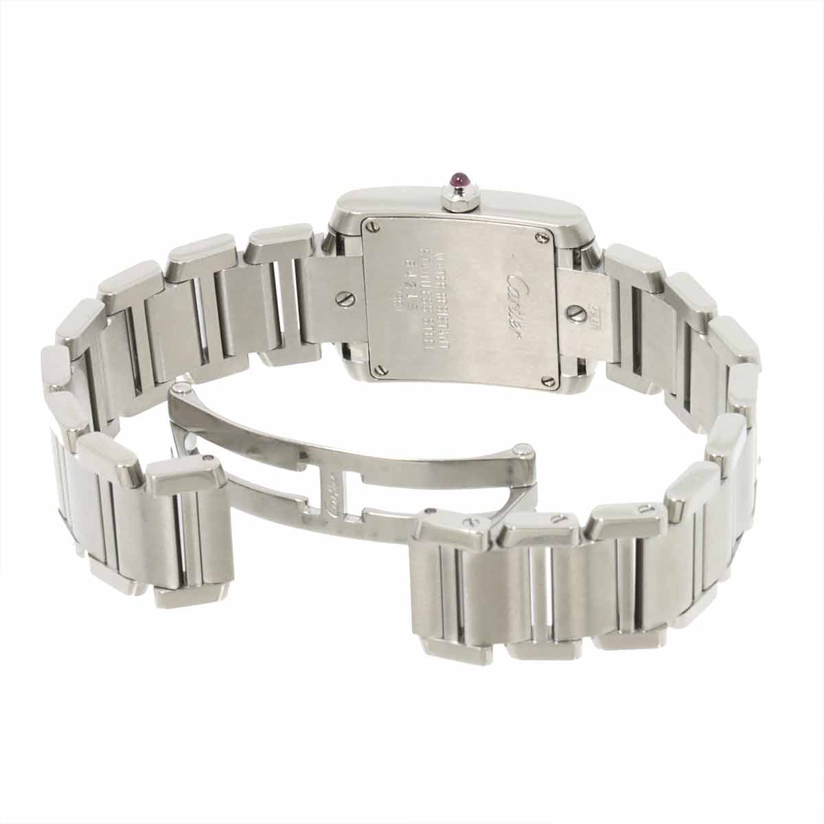 Tank Francaise SM W51028Q3 Quartz Pink Shell Dial Ladies