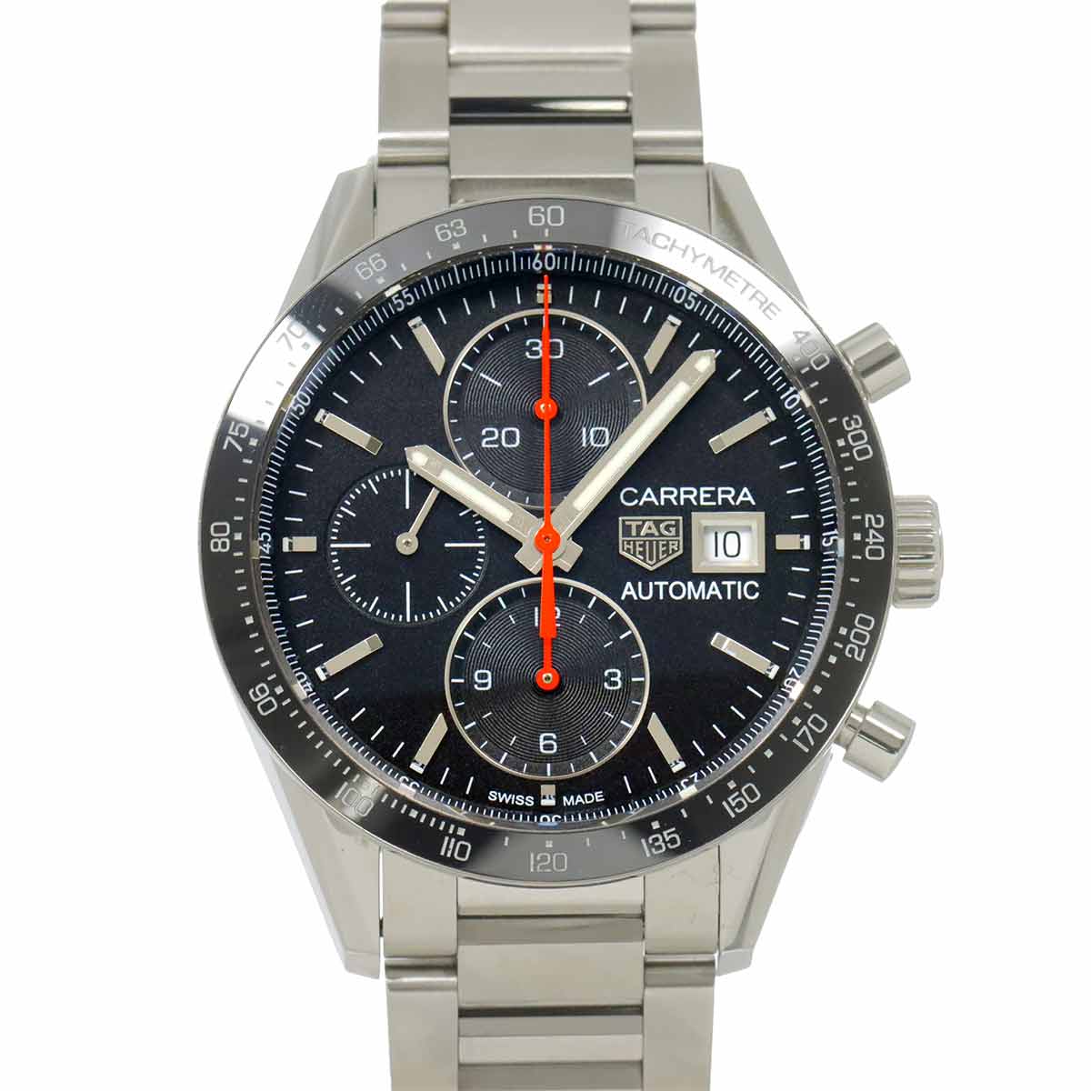 Carrera Chronograph CV201AK-07 Automatic Date Black Dial