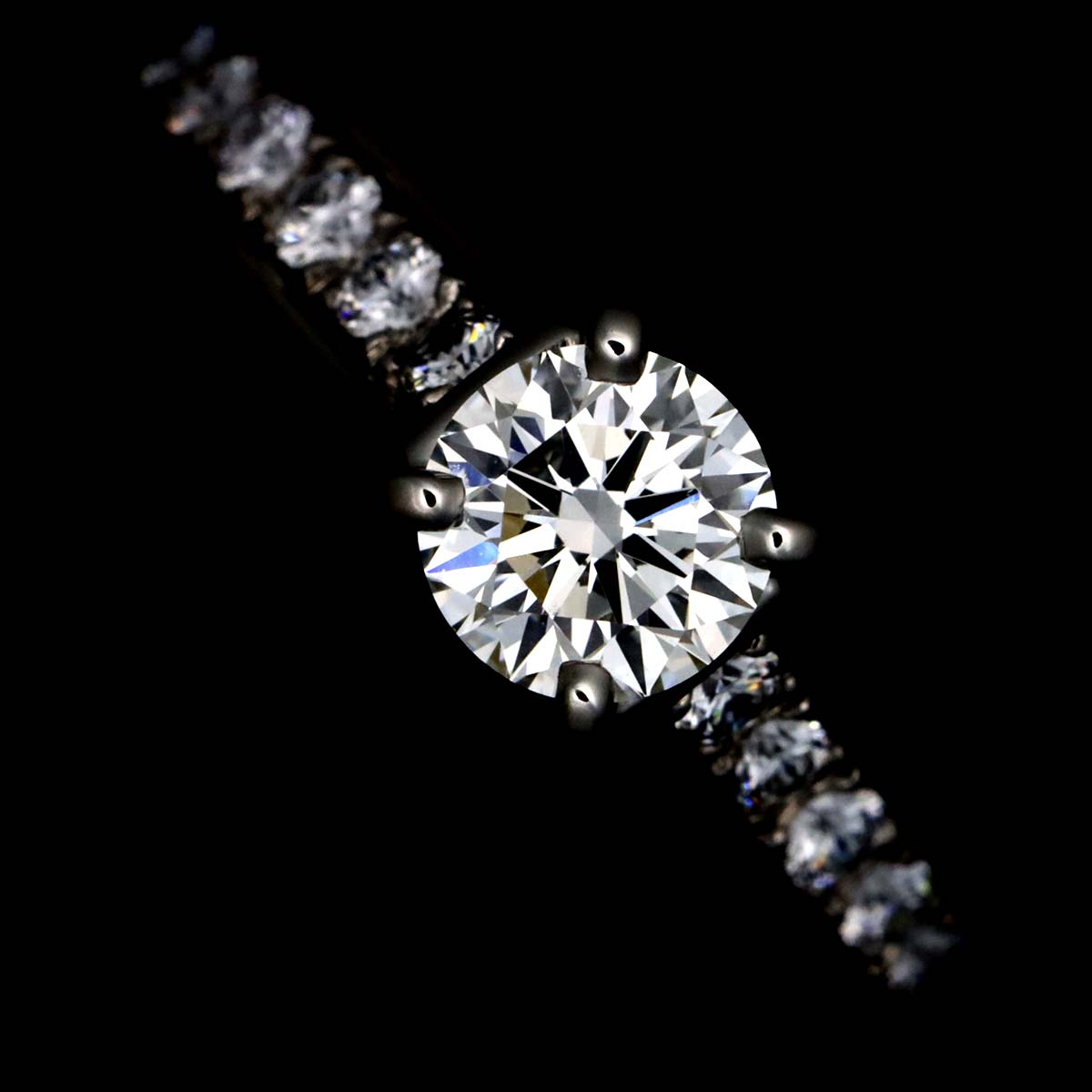 Diamond 0.41ct G/VS1/3EX Ring Platinum Size45 3.25(US)