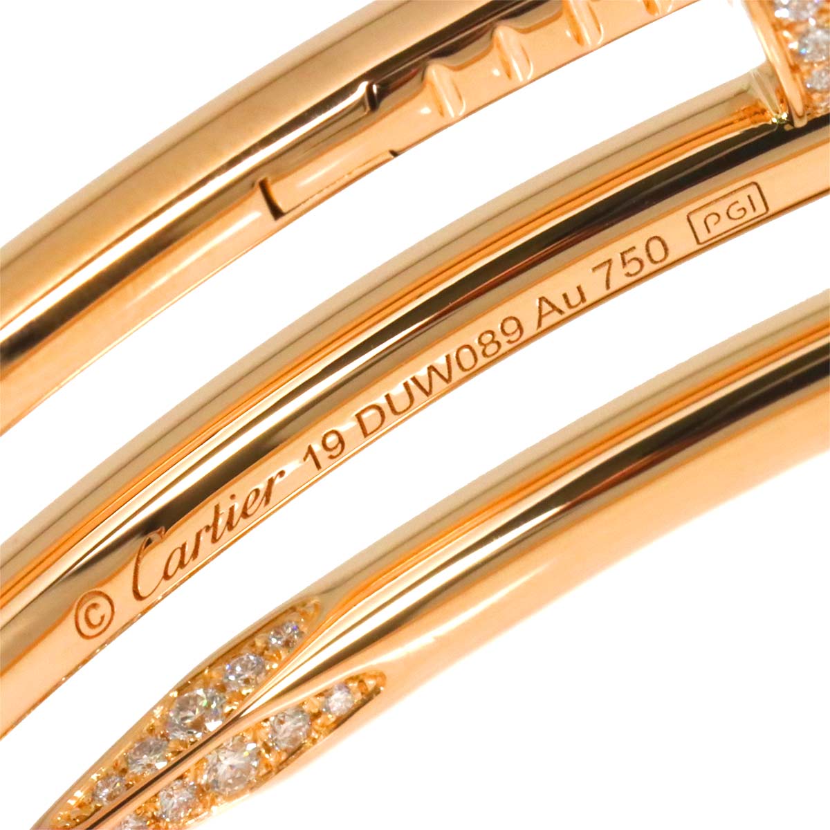Juste Un Clou Bracelet Diamond 18K Pink Gold 750 size19