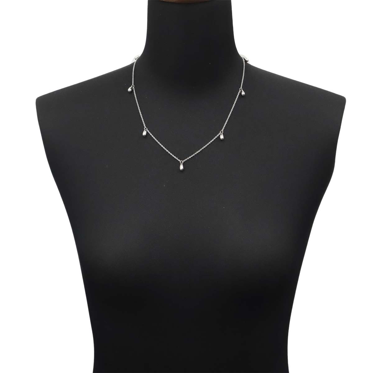 Teardrop 7Motif Necklace Silver 925