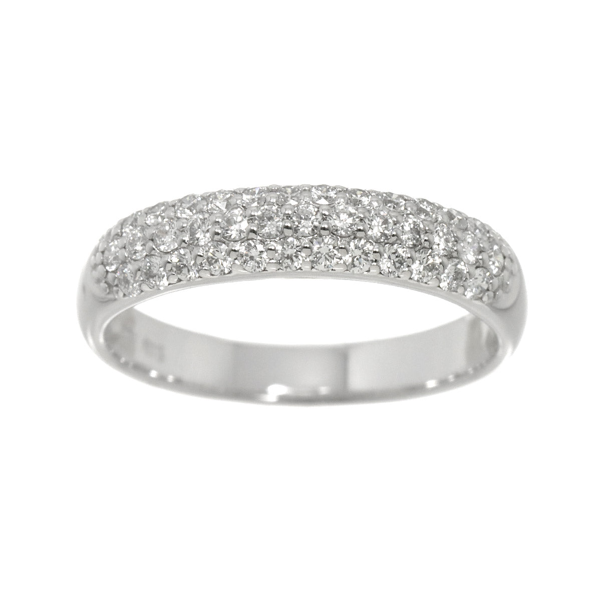 Diamond 0.40ct Ring 18K WG 750 Size5.25(US)