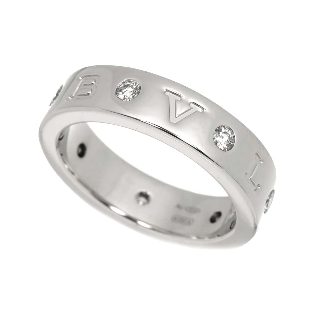 BVLGARI BVLGARI Diamond Ring 18K WG 750 size50 5-5.25(US)