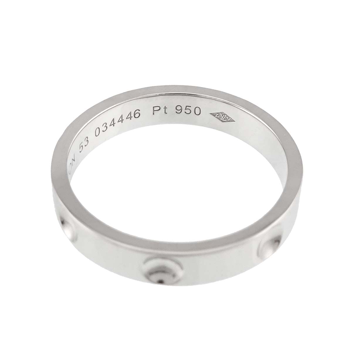 Alliance Empreinte Ring Pt size53 6-6.25(US)