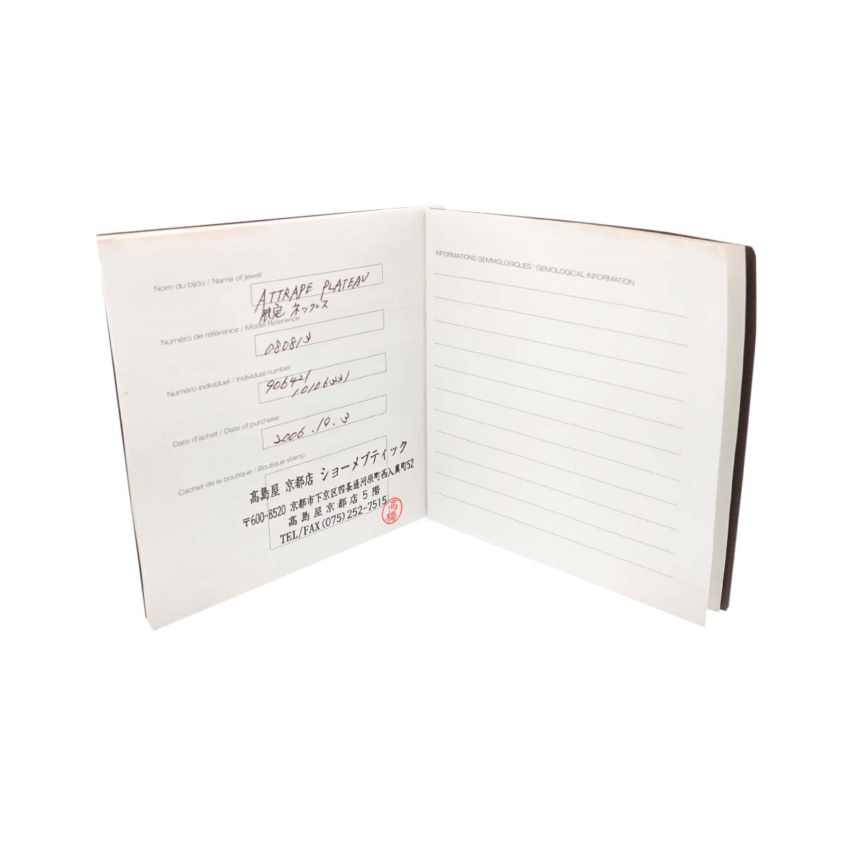 Attrapmore spider web Diamond Necklace 18K WG White Gold 750